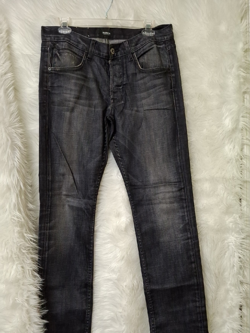 Hudson Jeans Slim Men's Jeans in Dark Gray Wash
